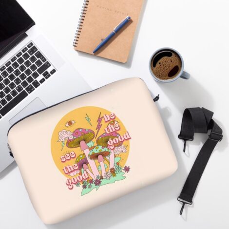 حافظة لابتوب بتصميم be the good